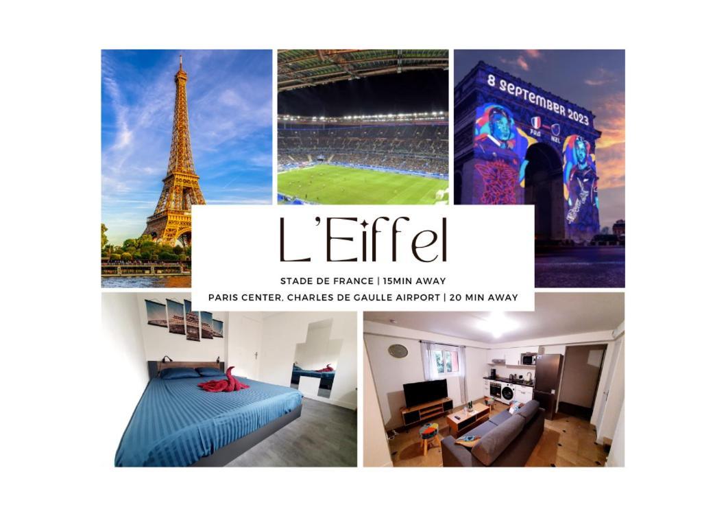 Appartamento L'Eiffel - Self Checking, 20Min From Paris Drancy Esterno foto