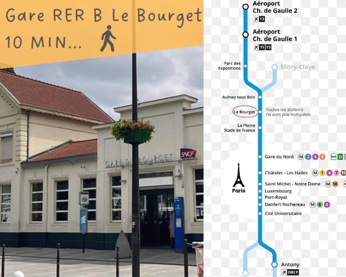 Appartamento L'Eiffel - Self Checking, 20Min From Paris Drancy Esterno foto