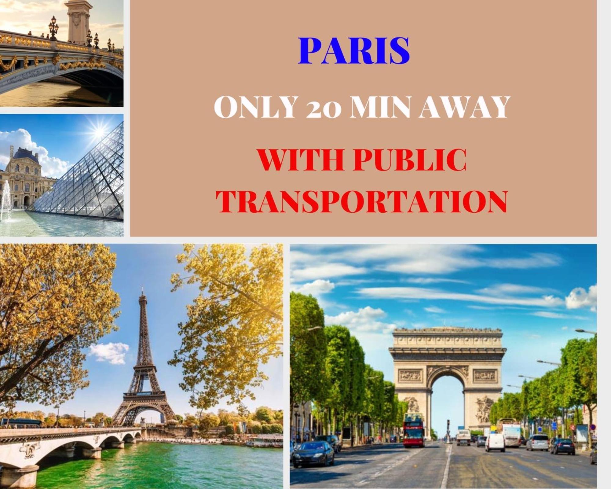 Appartamento L'Eiffel - Self Checking, 20Min From Paris Drancy Esterno foto